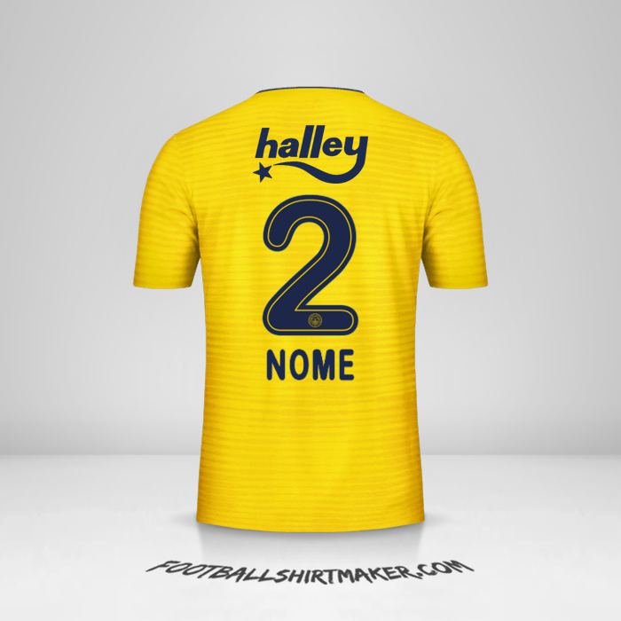 Maglia Fenerbahce SK 2019/20 Seconda -  nome - 2