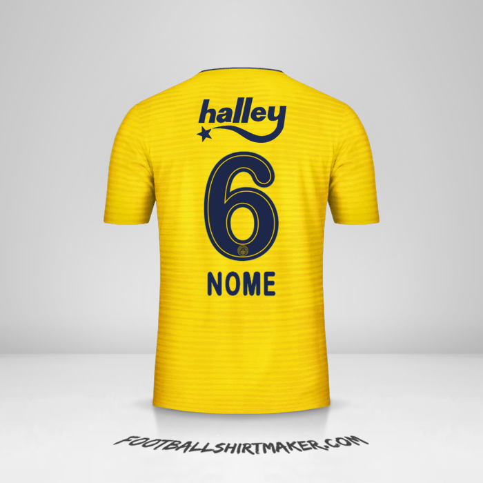 Maglia Fenerbahce SK 2019/20 Seconda -  nome - 6