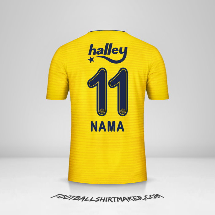 Jersey Fenerbahce SK 2019/20 Alternatif -  nama - 11