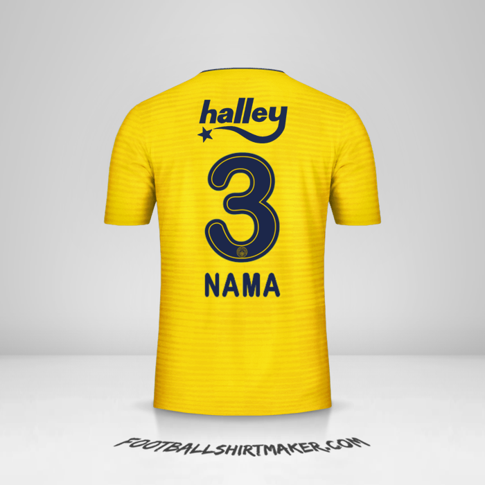 Jersey Fenerbahce SK 2019/20 Alternatif -  nama - 3