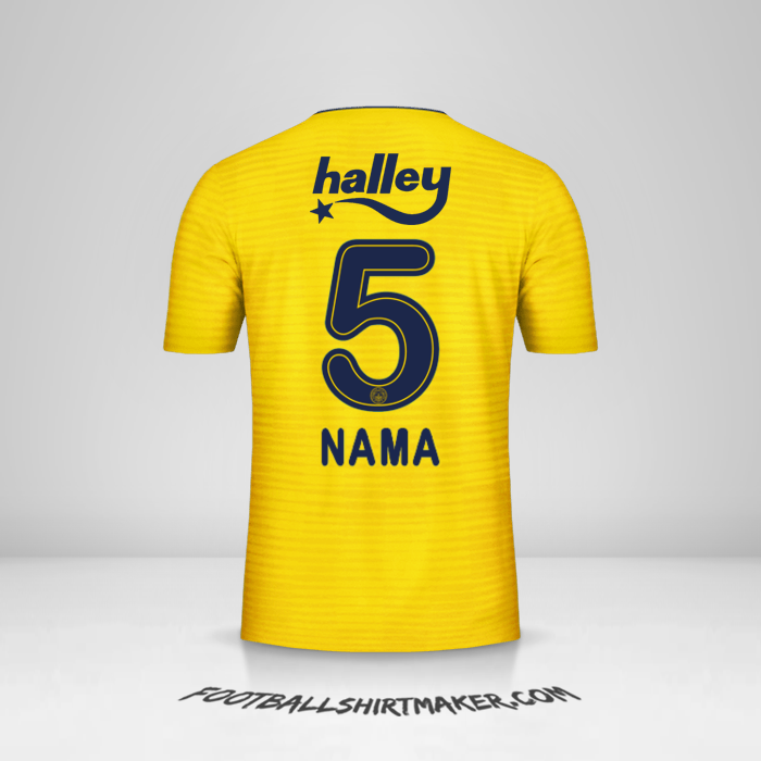 Jersey Fenerbahce SK 2019/20 Alternatif -  nama - 5