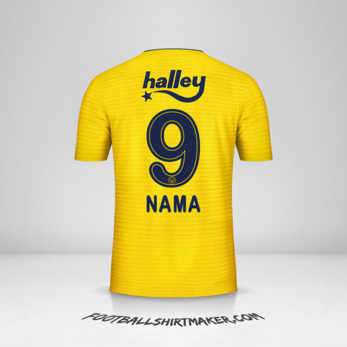 Jersey Fenerbahce SK 2019/20 Alternatif -  nama - 9