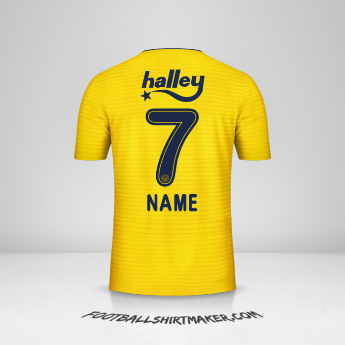 Trikot Fenerbahce SK 2019/20 Auswärts -  name - 7