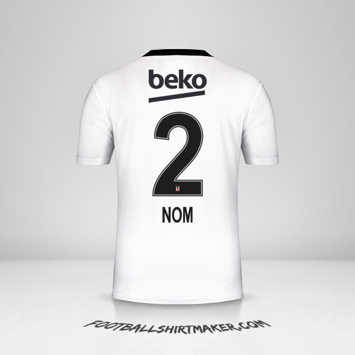 Maillot Besiktas JK 2019/20 -  nom - 2