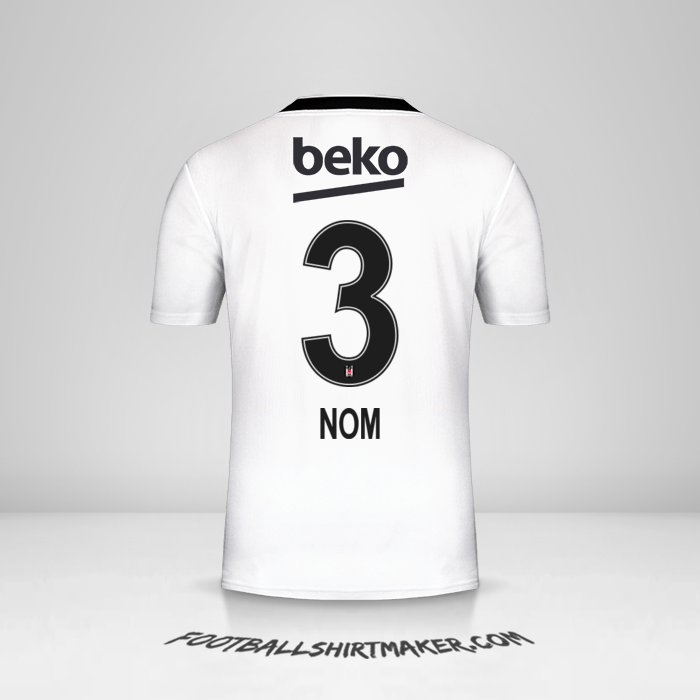 Maillot Besiktas JK 2019/20 -  nom - 3