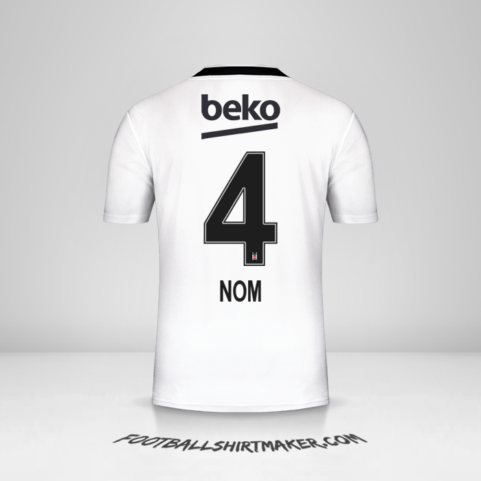 Maillot Besiktas JK 2019/20 -  nom - 4