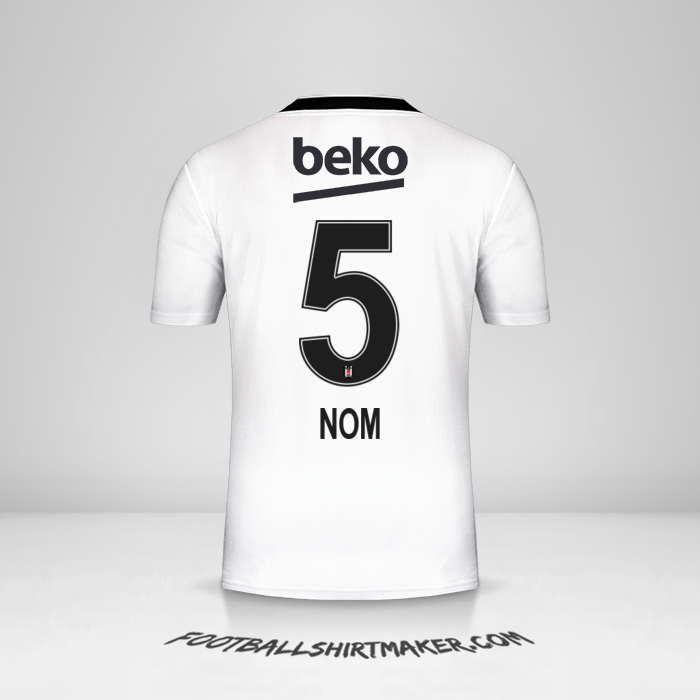Maillot Besiktas JK 2019/20 -  nom - 5