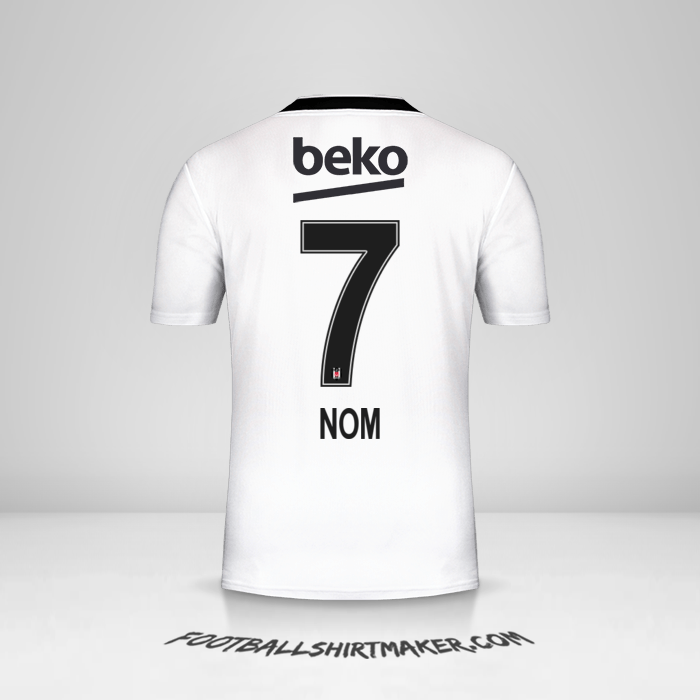 Maillot Besiktas JK 2019/20 -  nom - 7