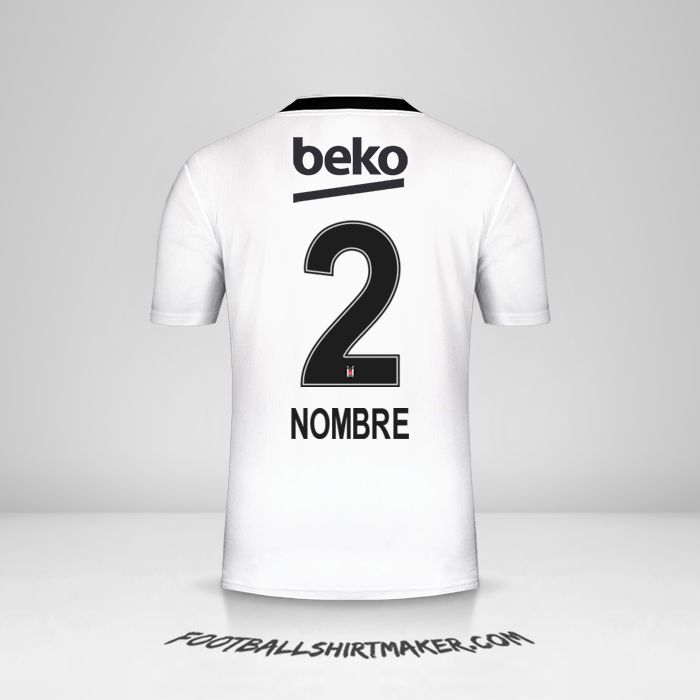 Camiseta Besiktas JK 2019/20 -  nombre - 2