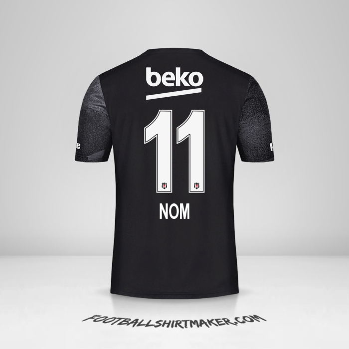 Maillot Besiktas JK 2019/20 Extérieur -  nom - 11