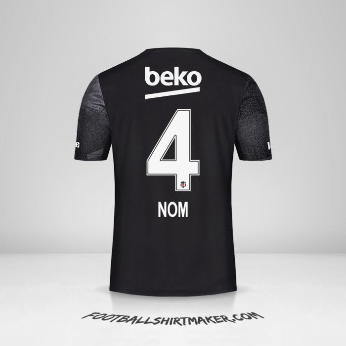 Maillot Besiktas JK 2019/20 Extérieur -  nom - 4
