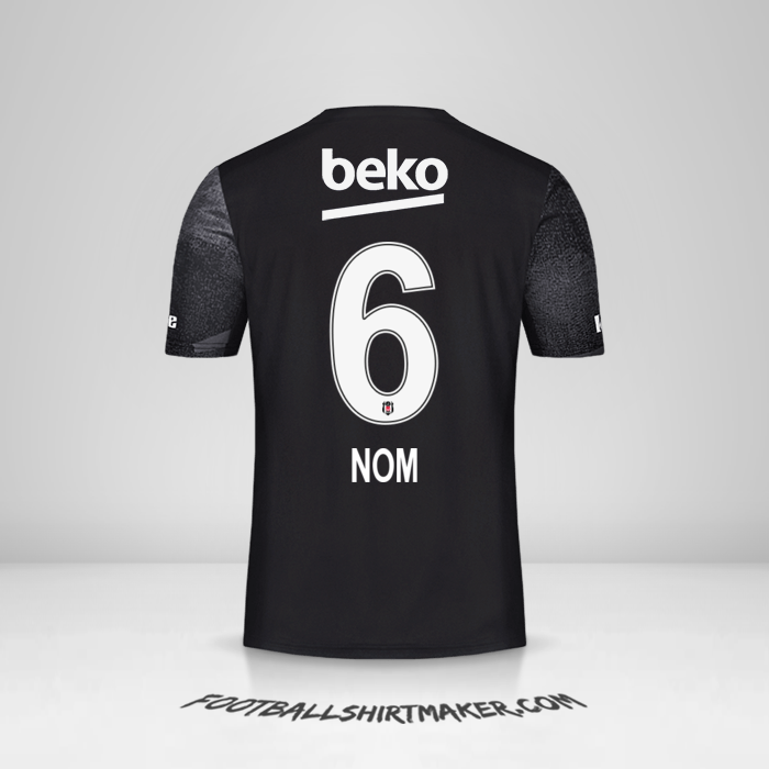 Maillot Besiktas JK 2019/20 Extérieur -  nom - 6