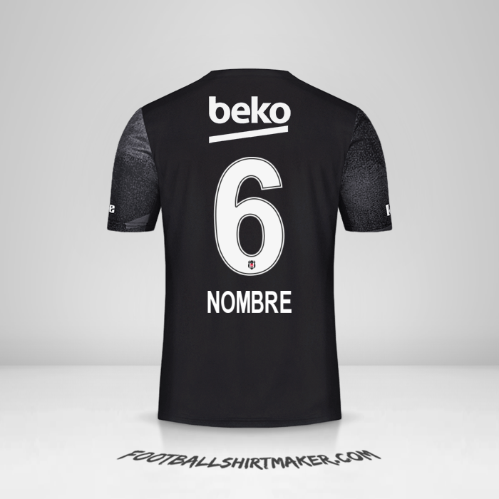 Jersey Besiktas JK 2019/20 Visita -  nombre - 6