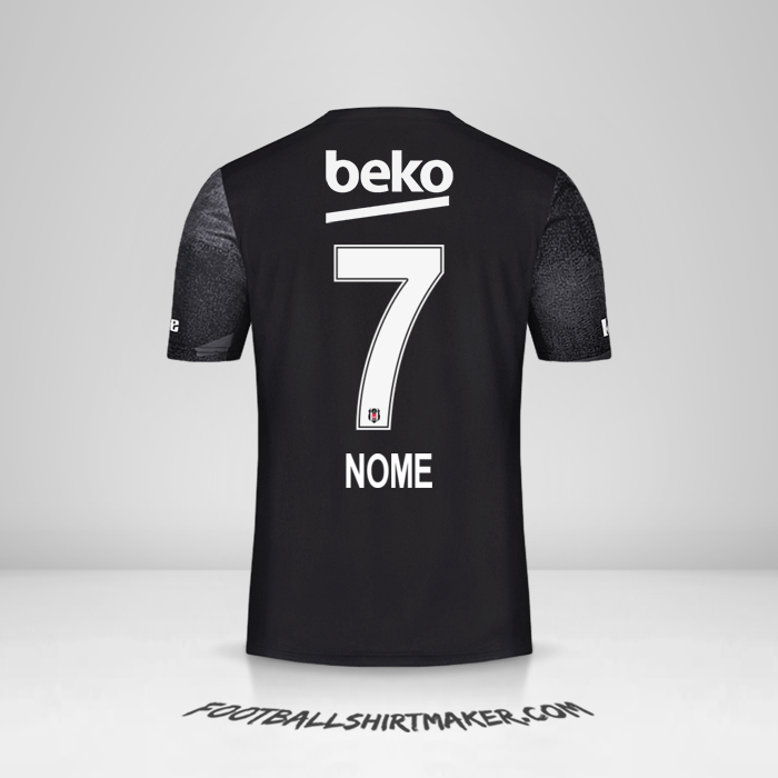 Maglia Besiktas JK 2019/20 Seconda -  nome - 7
