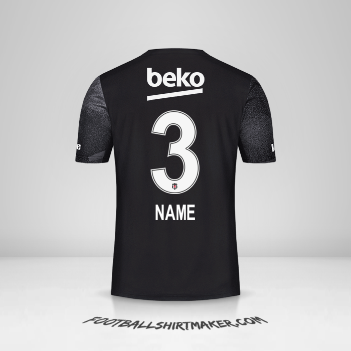 Trikot Besiktas JK 2019/20 Auswärts -  name - 3