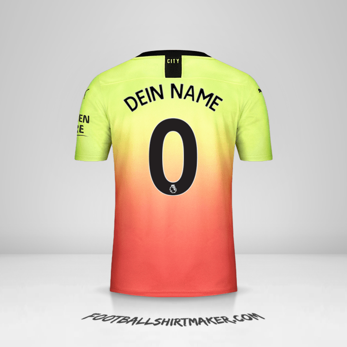 Trikot Manchester City 2019/20 III -  dein name - 0