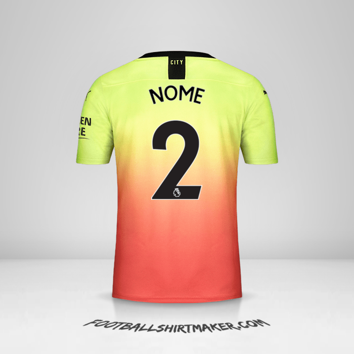 Maglia Manchester City 2019/20 Terza -  nome - 2