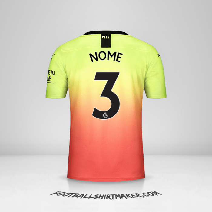 Maglia Manchester City 2019/20 Terza -  nome - 3