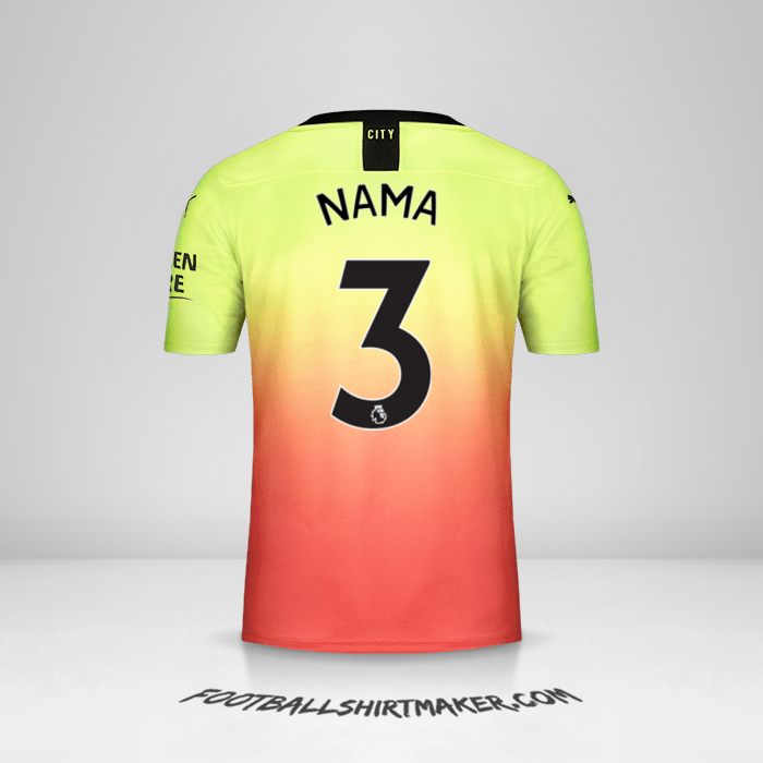Jersey Manchester City 2019/20 Ketiga -  nama - 3