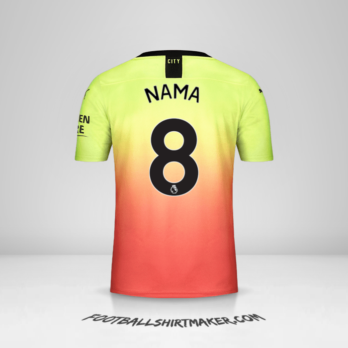 Jersey Manchester City 2019/20 Ketiga -  nama - 8
