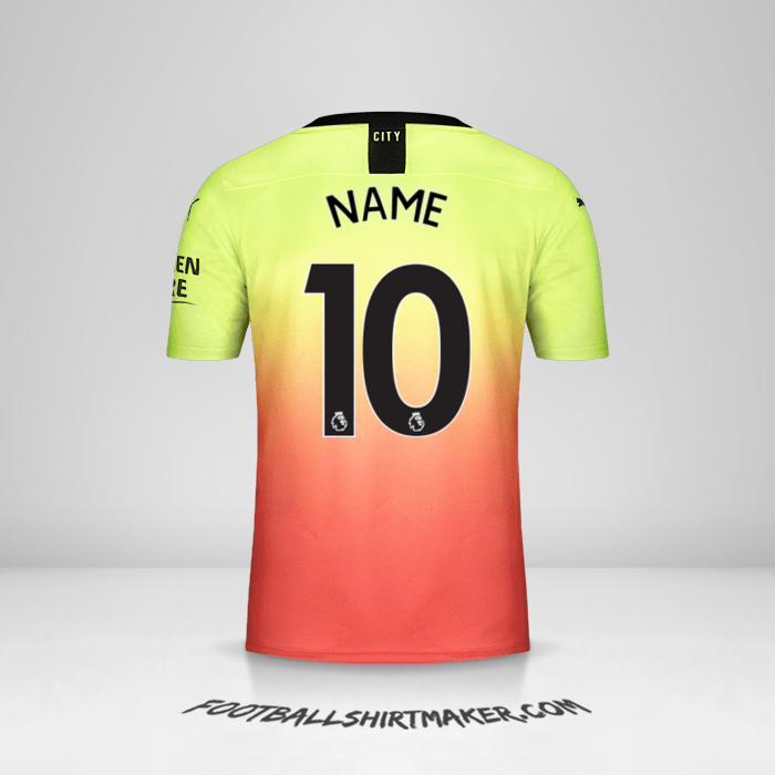 Shirt Manchester City 2019/20 Third -  name - 10