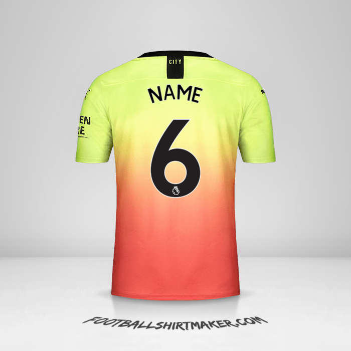 Shirt Manchester City 2019/20 Third -  name - 6