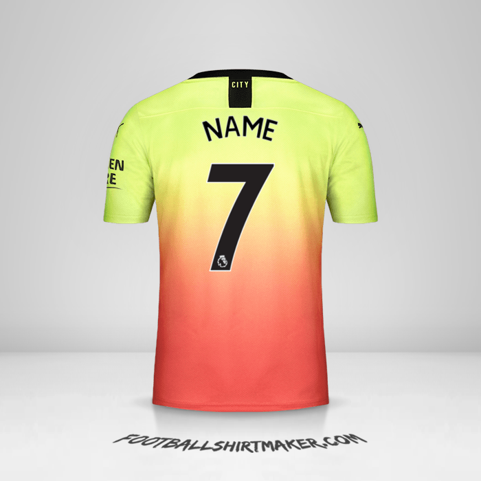 Shirt Manchester City 2019/20 Third -  name - 7