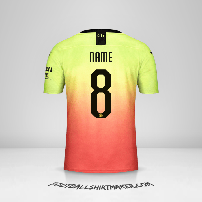 Shirt Manchester City Cup 2019/20 Third -  name - 8