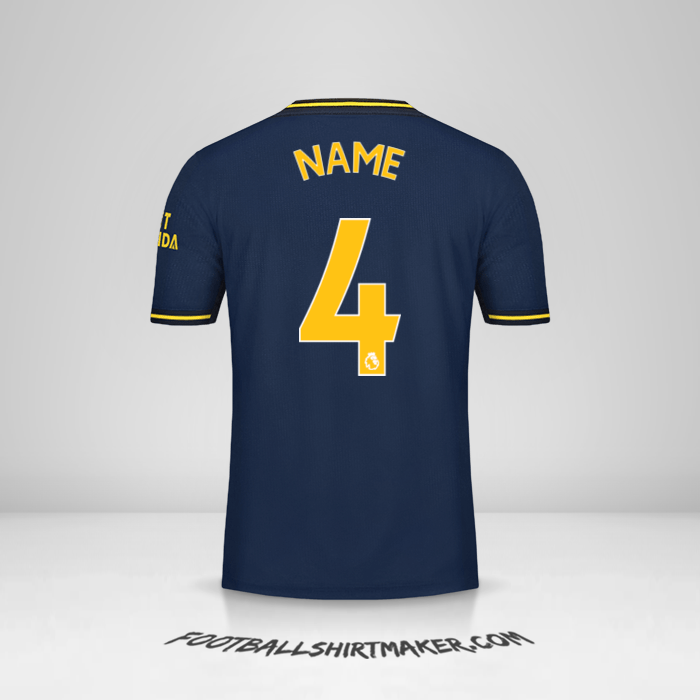 Shirt Arsenal 2019/20 Third -  name - 4