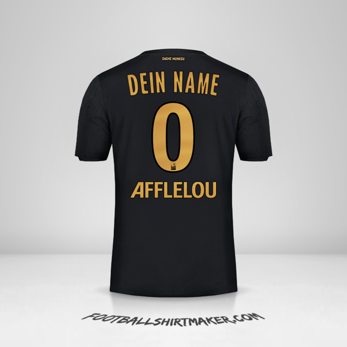 Trikot As Monaco 2019/20 II -  dein name - 0