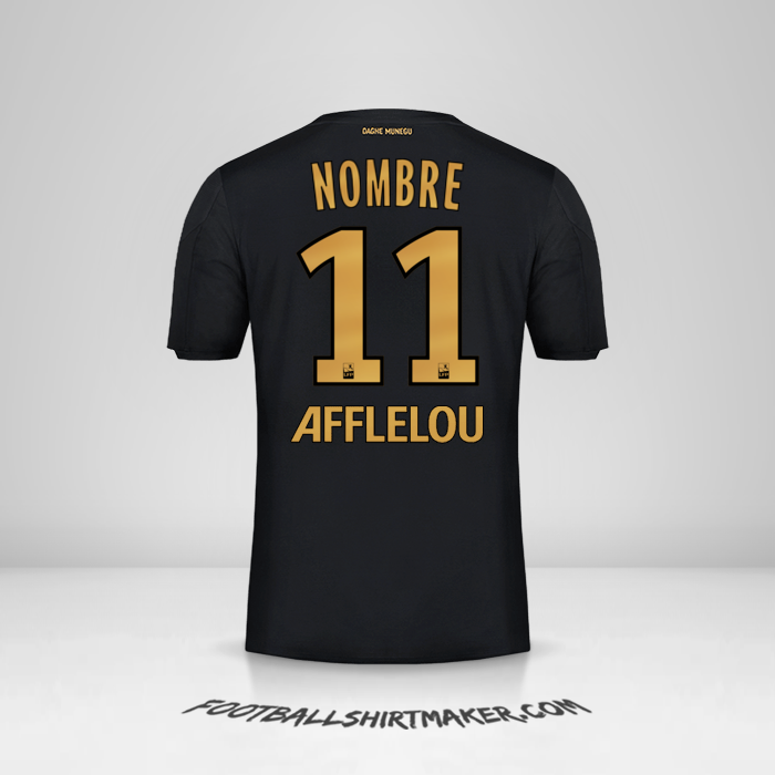 Jersey As Monaco 2019/20 Visita -  nombre - 11