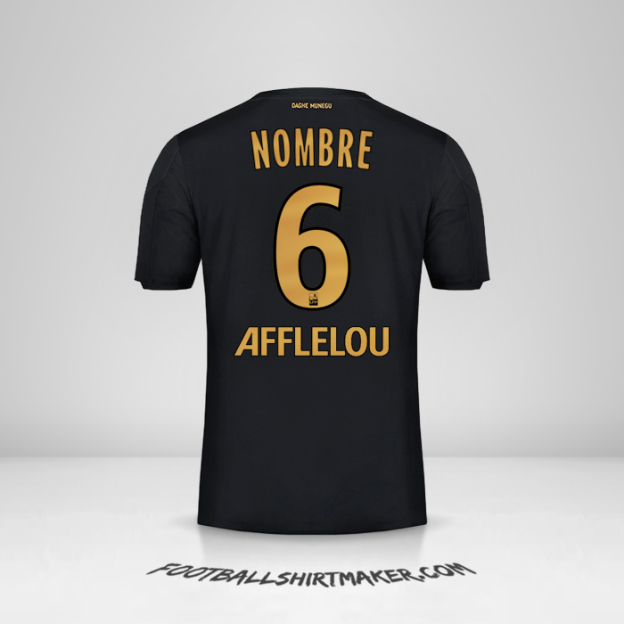 Jersey As Monaco 2019/20 Visita -  nombre - 6