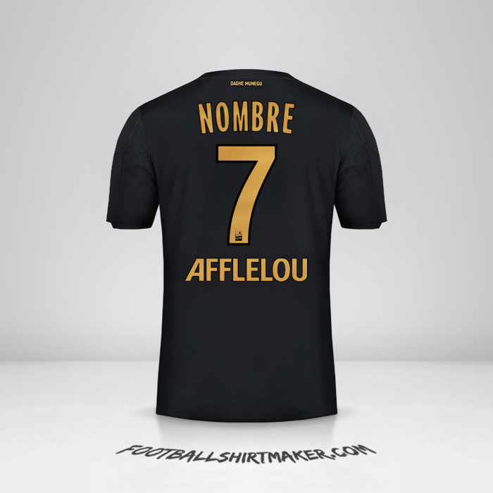 Jersey As Monaco 2019/20 Visita -  nombre - 7