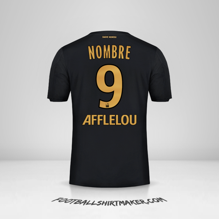 Jersey As Monaco 2019/20 Visita -  nombre - 9