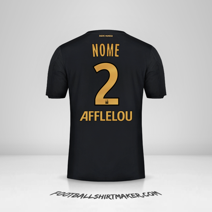 Camisola As Monaco 2019/20 Alternativa -  nome - 2