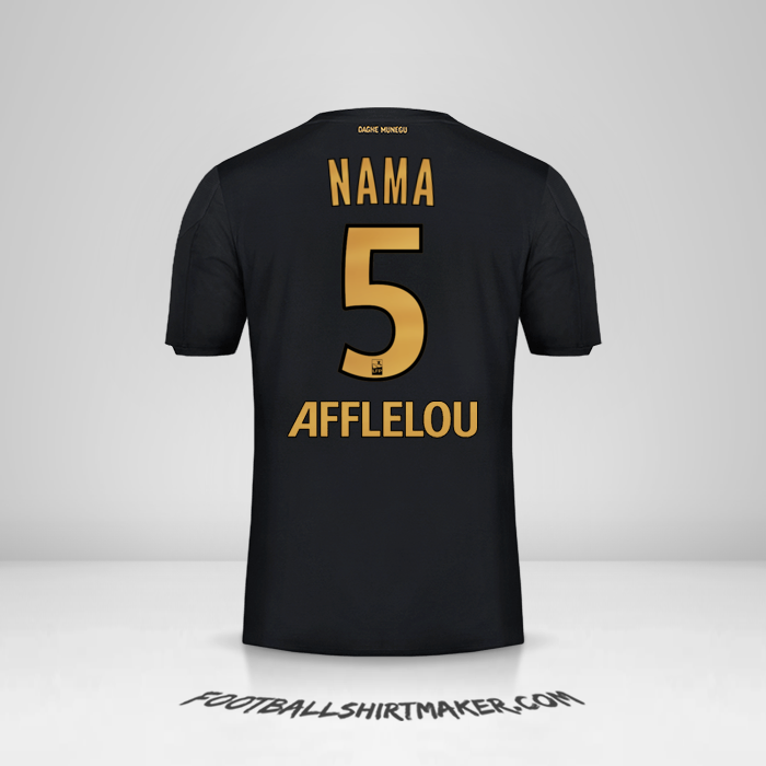 Jersey As Monaco 2019/20 Alternatif -  nama - 5