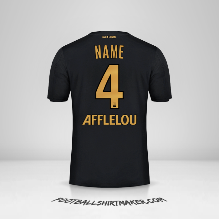 Trikot As Monaco 2019/20 Auswärts -  name - 4