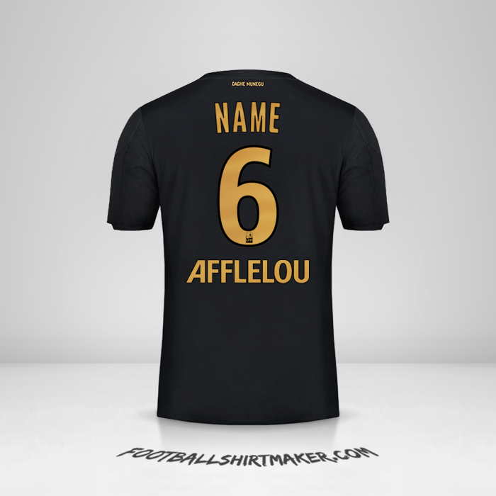 Trikot As Monaco 2019/20 Auswärts -  name - 6