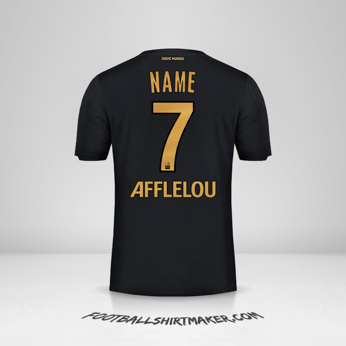 Trikot As Monaco 2019/20 Auswärts -  name - 7
