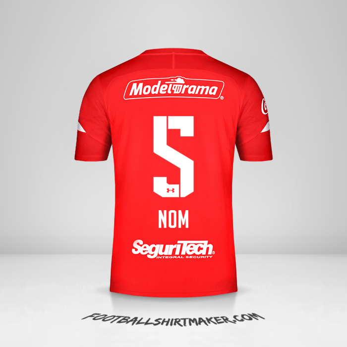 Maillot Toluca FC 2019/20 -  nom - 5