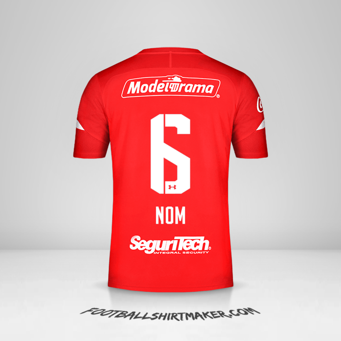 Maillot Toluca FC 2019/20 -  nom - 6