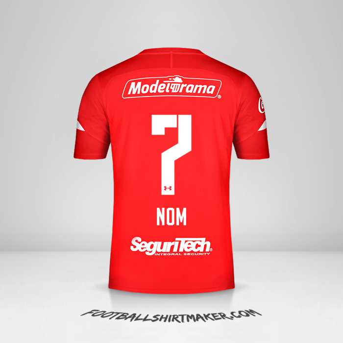 Maillot Toluca FC 2019/20 -  nom - 7