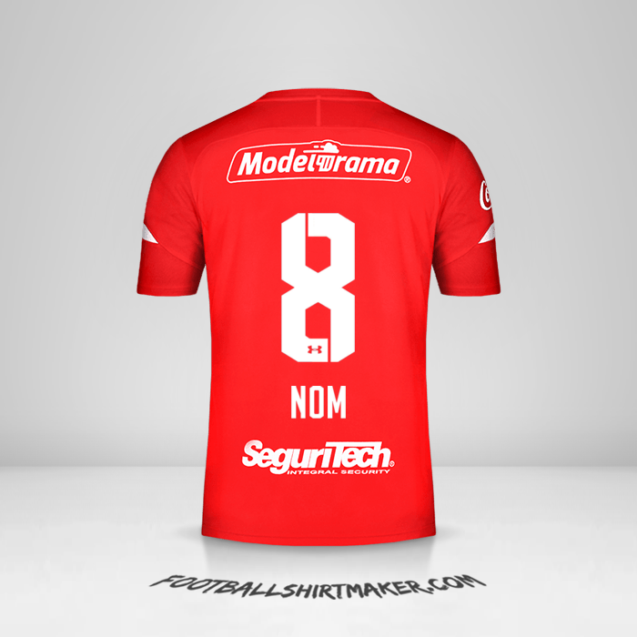Maillot Toluca FC 2019/20 -  nom - 8