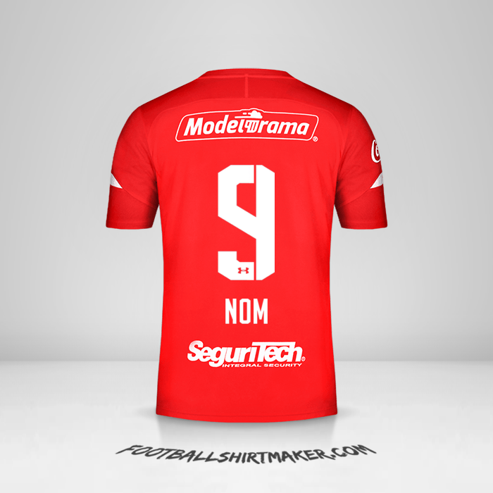 Maillot Toluca FC 2019/20 -  nom - 9
