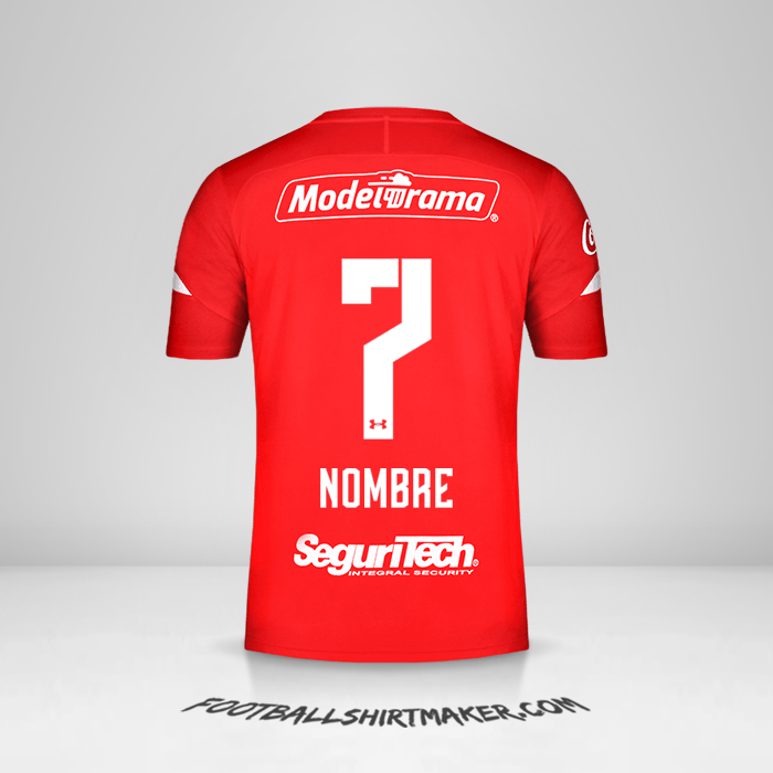 Camiseta Toluca FC 2019/20 -  nombre - 7
