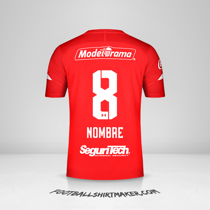 Camiseta Toluca FC 2019/20 -  nombre - 8