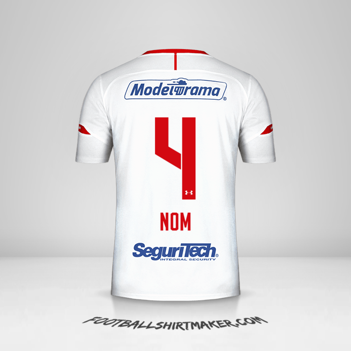 Maillot Toluca FC 2019/20 Extérieur -  nom - 4