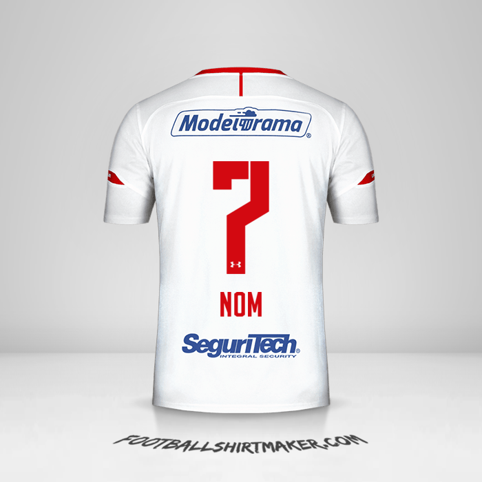 Maillot Toluca FC 2019/20 Extérieur -  nom - 7