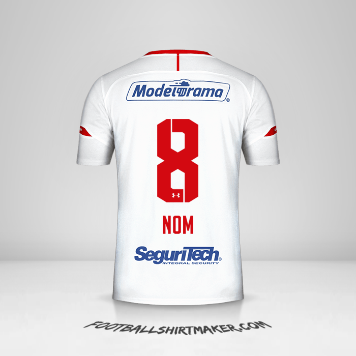 Maillot Toluca FC 2019/20 Extérieur -  nom - 8
