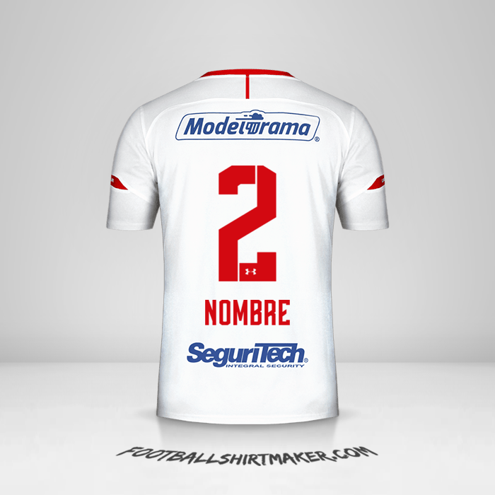 Jersey Toluca FC 2019/20 Visita -  nombre - 2